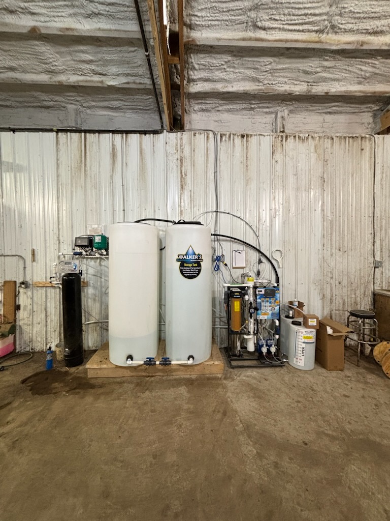 Walker’s Water Systems installation in Boissevain, Manitoba