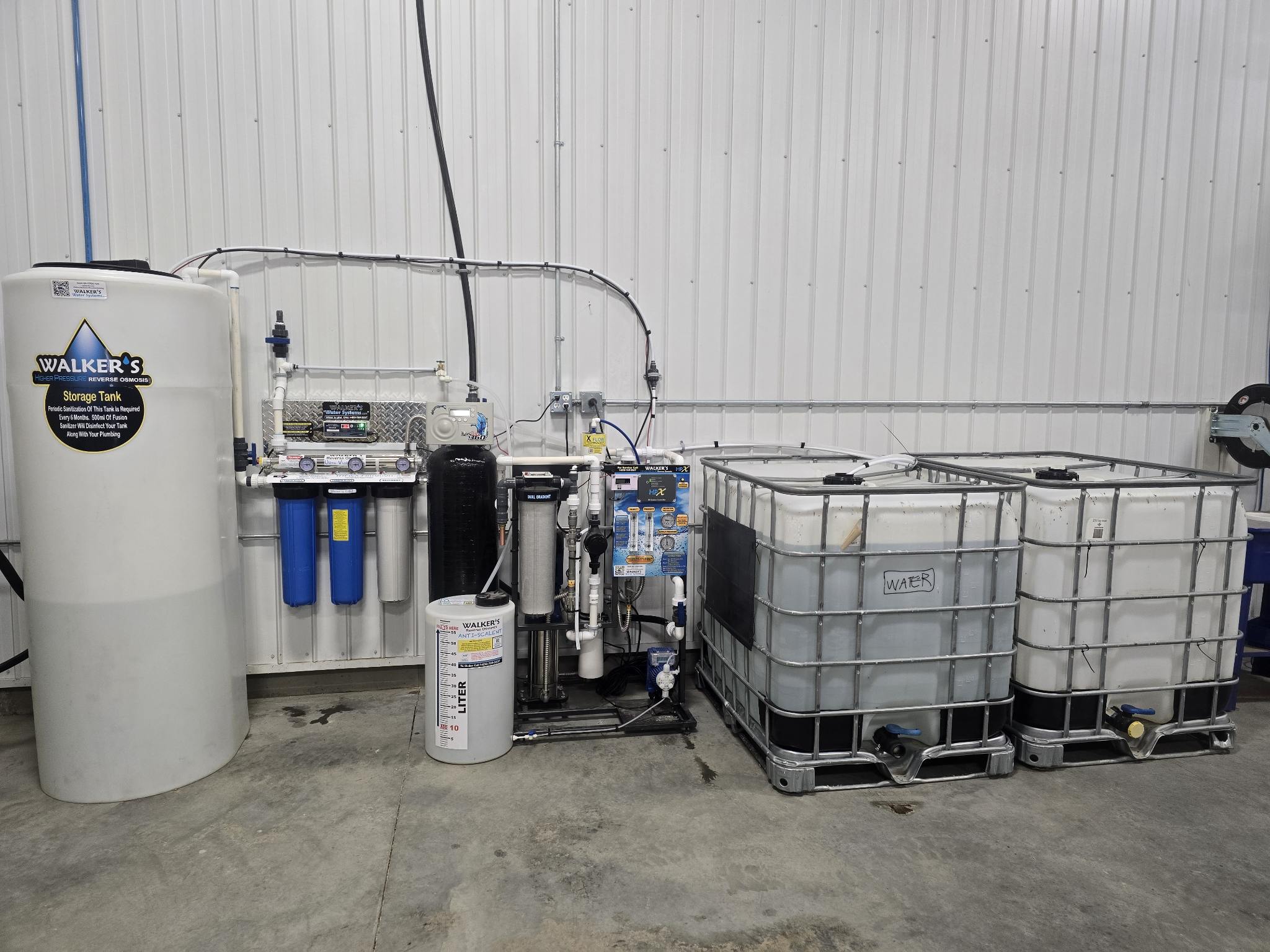Walker’s Water Systems installation in Raymond, Alberta